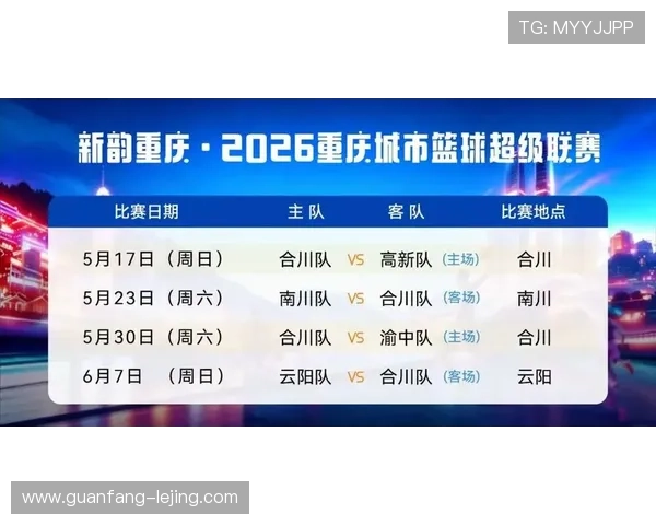 重庆超级联赛最新赛程安排及各轮比赛时间全面汇总